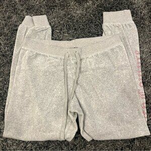🌸 JUICY COUTURE BLACK LABEL GREY JOGGER SWEATPANTS SIZE MEDIUM 🌸